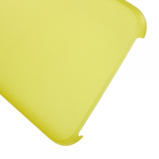 Samsung Galaxy S6 Ultradünnes (0.3mm), elastisches Plastik Case - gelb