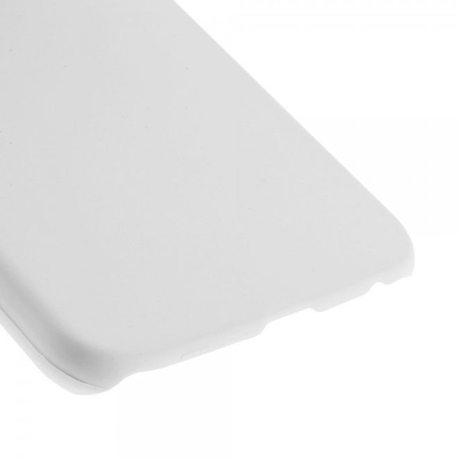 Samsung Galaxy S6 Mattes Hart Plastik Case - weiss