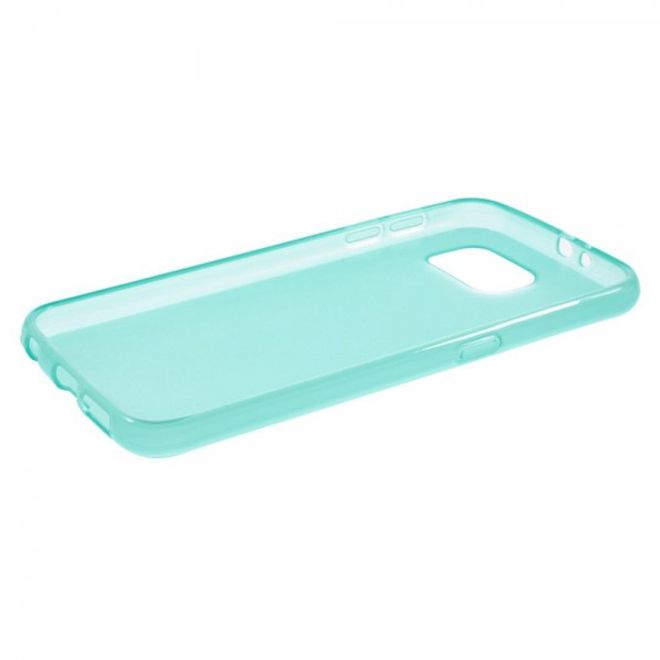 Samsung Galaxy S6 Glänzendes, elastisches Plastik Case - blau