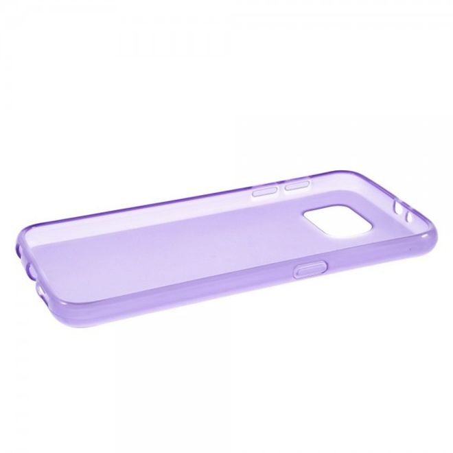 Samsung Galaxy S6 Glänzendes, elastisches Plastik Case - purpur
