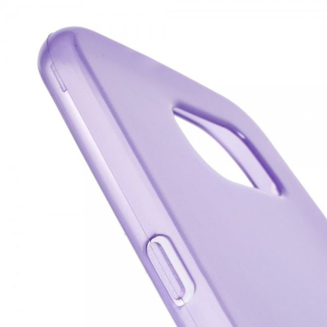 Samsung Galaxy S6 Glänzendes, elastisches Plastik Case - purpur