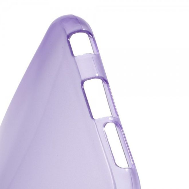 Samsung Galaxy S6 Glänzendes, elastisches Plastik Case - purpur