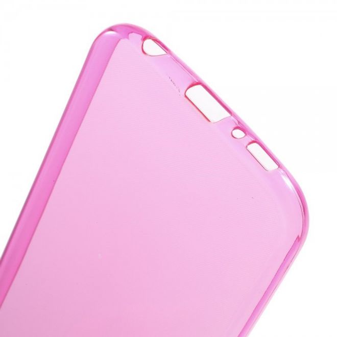 Samsung Galaxy S6 Ultradünnes, elastisches Plastik Case - rosa