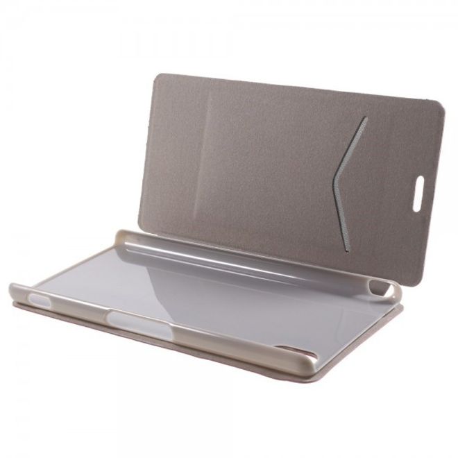 Sony Xperia M4 Aqua Leder Case mit Kreditkartenschlitz - rosa