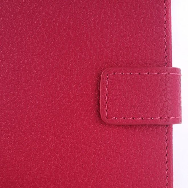 Samsung Galaxy S6 Leder Case mit markanter Litchitextur - rosa