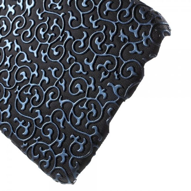 Samsung Galaxy S6 Hart Plastik Case mit markanter Oberfläche - blau