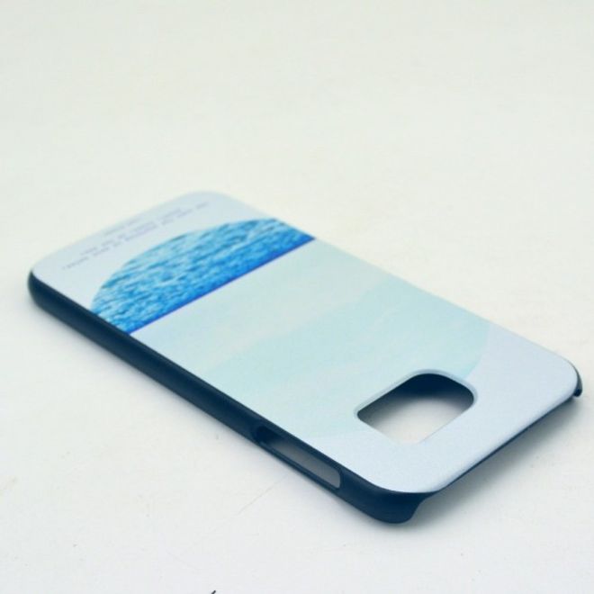 Samsung Galaxy S6 Hart Plastik Case mit Ozean und klarem Himmel