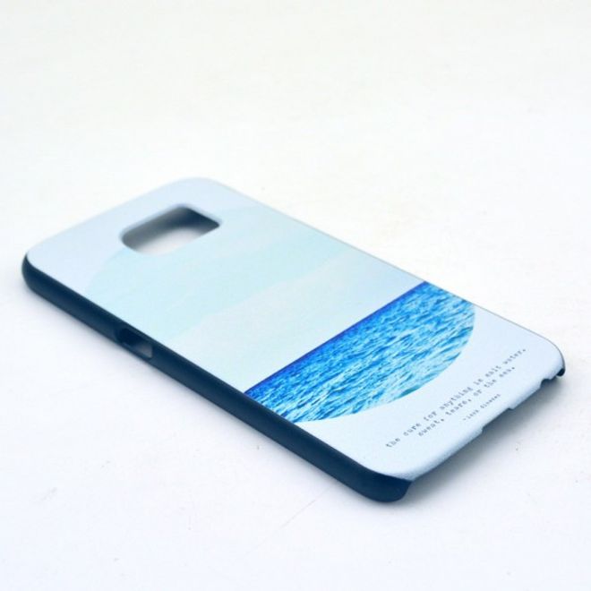 Samsung Galaxy S6 Hart Plastik Case mit Ozean und klarem Himmel