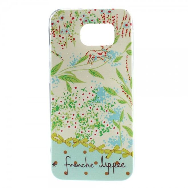 Samsung Galaxy S6 Dünnes, elastisches Plastik Case mit Frühlingsstimmung