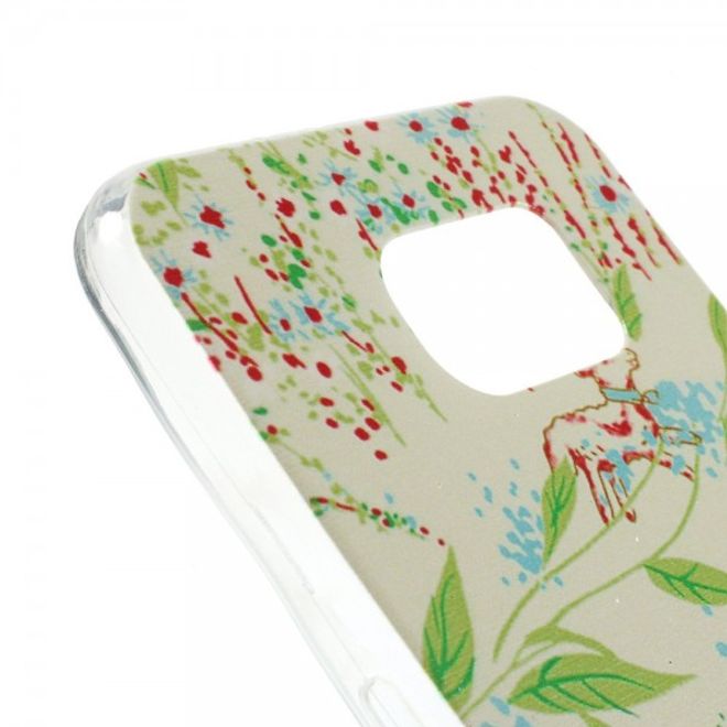 Samsung Galaxy S6 Dünnes, elastisches Plastik Case mit Frühlingsstimmung
