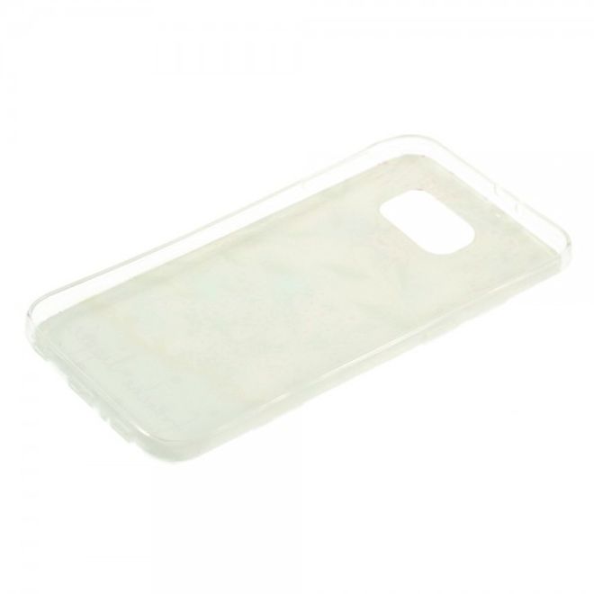 Samsung Galaxy S6 Dünnes, elastisches Plastik Case mit Frühlingsstimmung