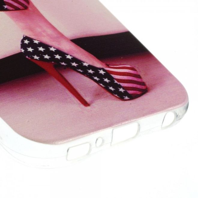 Samsung Galaxy S6 Dünnes, elastisches Plastik Case mit sexy High Heels