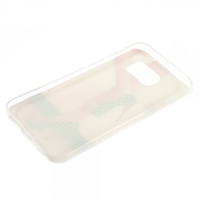 Samsung Galaxy S6 Dünnes, elastisches Plastik Case mit sexy High Heels