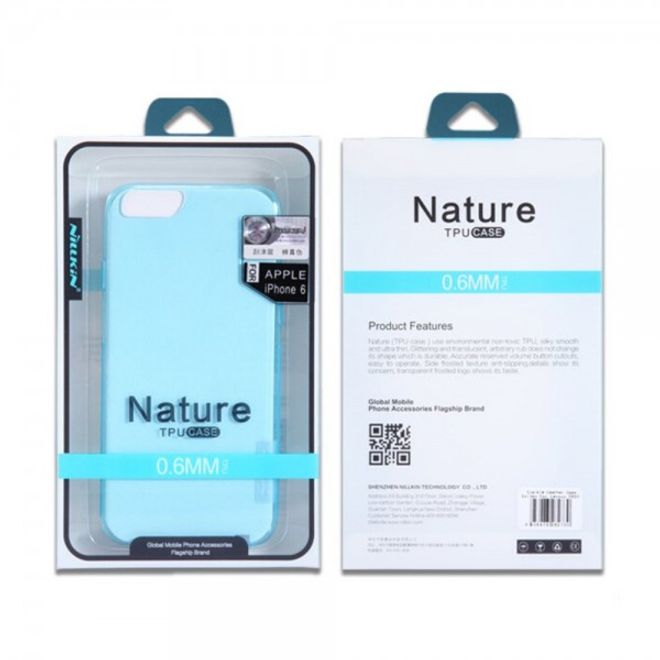 Samsung Galaxy S6 Dünnes, elastisches Plastik Case von Nillkin - braun