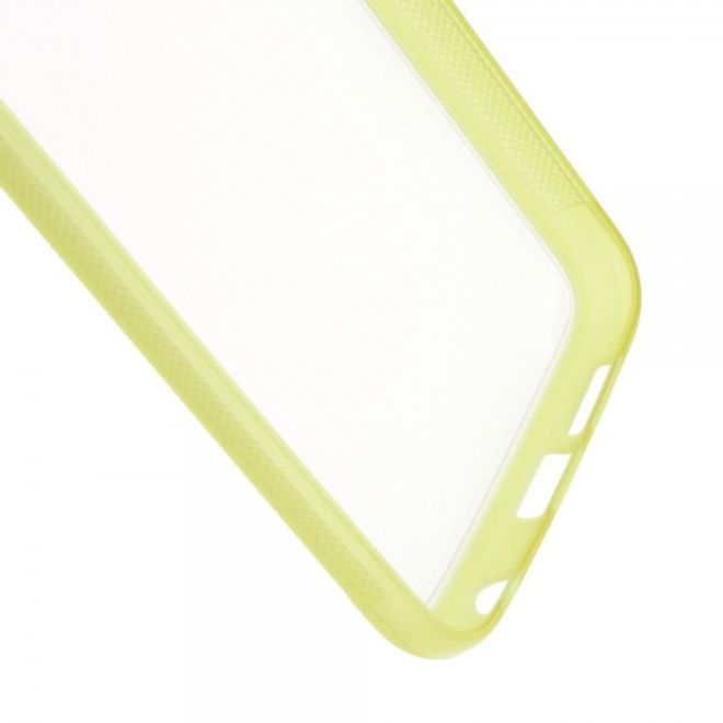 Samsung Galaxy S6 Leicht elastisches Plastik Case mit transparenter Rückseite - grün