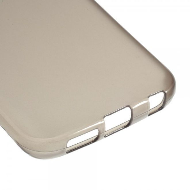 Galaxy S6 Edge Leicht glänzendes, elastisches Plastik Case - grau