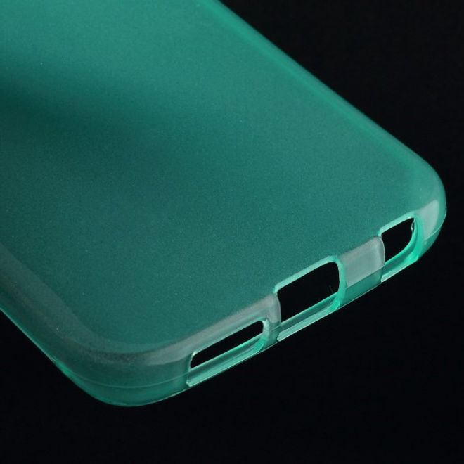 Galaxy S6 Edge Leicht glänzendes, elastisches Plastik Case - blau