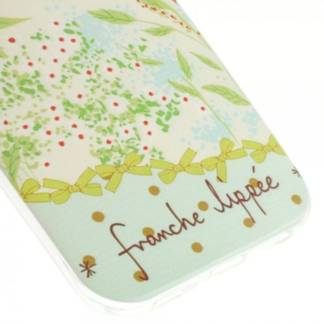 Galaxy S6 Edge Dünnes, elastisches Plastik Case mit Frühlingsszenario