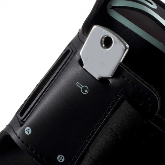 Sport Armband Case für das Samsung Galaxy S6 und Galaxy S6 Edge - schwarz