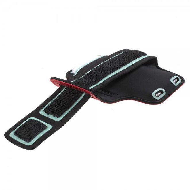 Sport Armband Case für das Samsung Galaxy S6 und Galaxy S6 Edge - rot