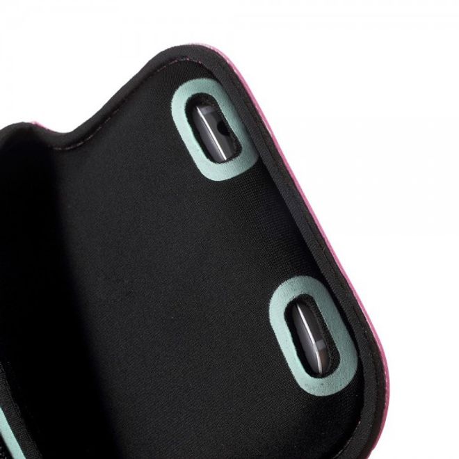Sport Armband Case für das Samsung Galaxy S6 und Galaxy S6 Edge - rosa