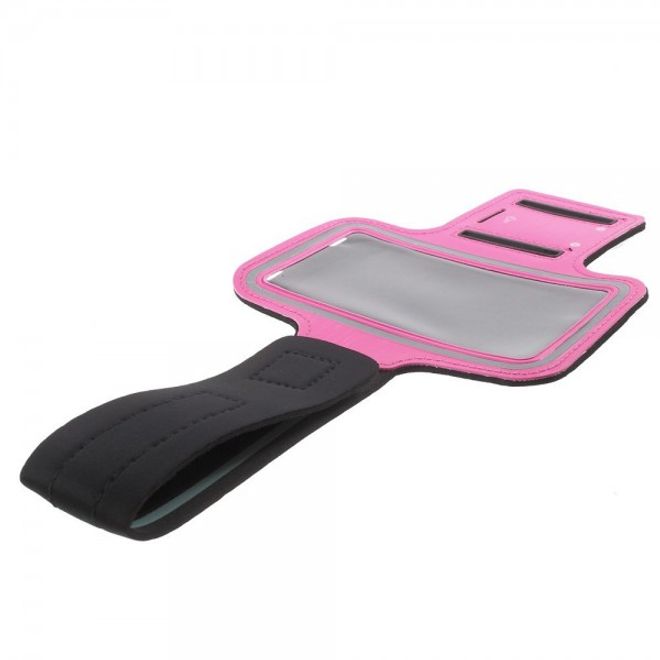 Sport Armband Case für das Samsung Galaxy S6 und Galaxy S6 Edge - rosa