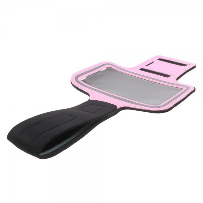 Sport Armband Case für das Samsung Galaxy S6 und Galaxy S6 Edge - pink