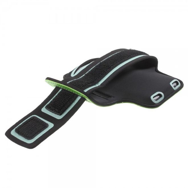 Sport Armband Case für das Samsung Galaxy S6 und Galaxy S6 Edge - grün