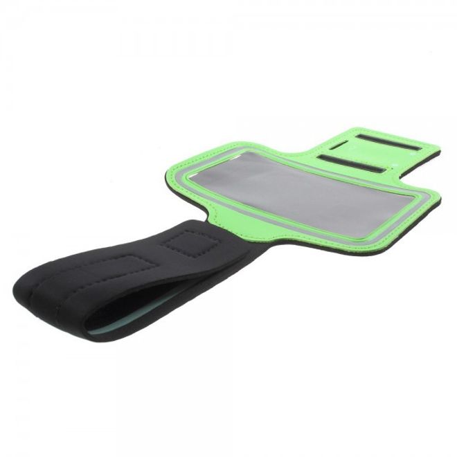 Sport Armband Case für das Samsung Galaxy S6 und Galaxy S6 Edge - grün