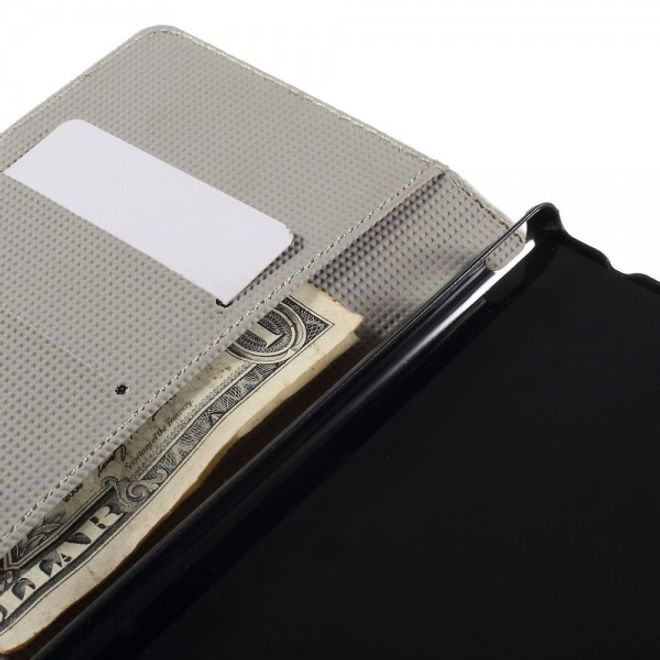 Sony Xperia M4 Aqua Leder Case mit Lotus Blumen