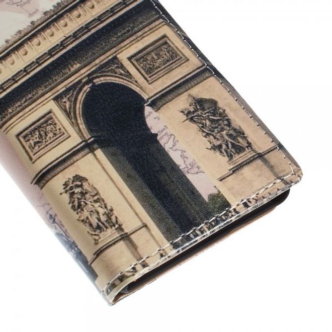 Sony Xperia M4 Aqua Leder Case mit Triumphbogen