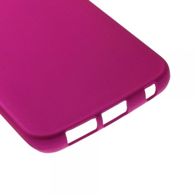 Galaxy S6 Edge Mattes Hart Plastik Case - rosa