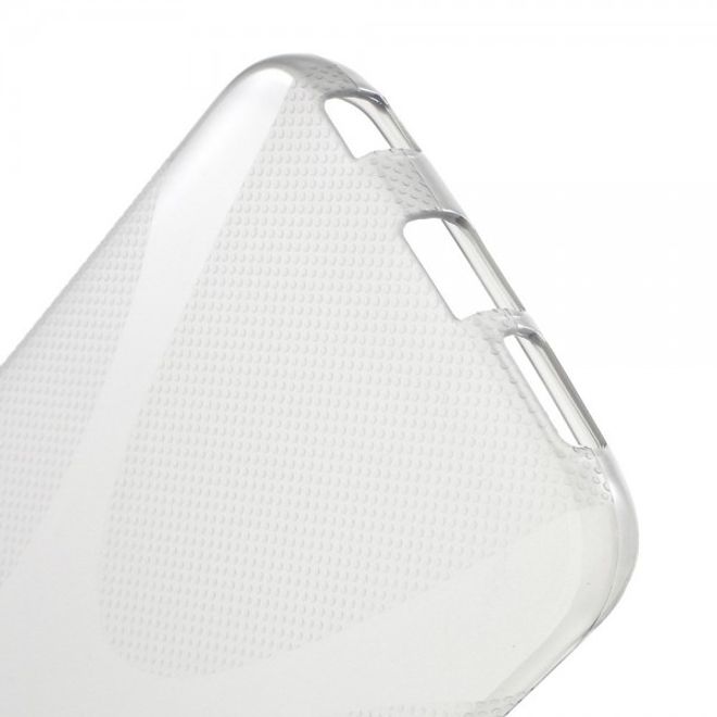 Galaxy S6 Edge Elastisches Plastik Case X-Shape - grau