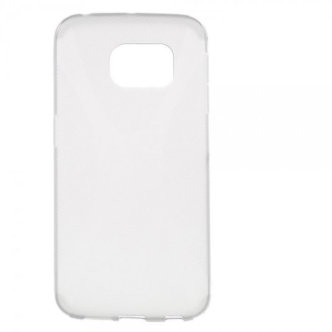 Galaxy S6 Edge Elastisches Plastik Case X-Shape - grau