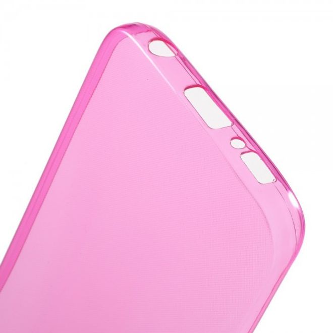 Galaxy S6 Edge Ultradünnes (0.6mm), elastisches Plastik Case - rosa