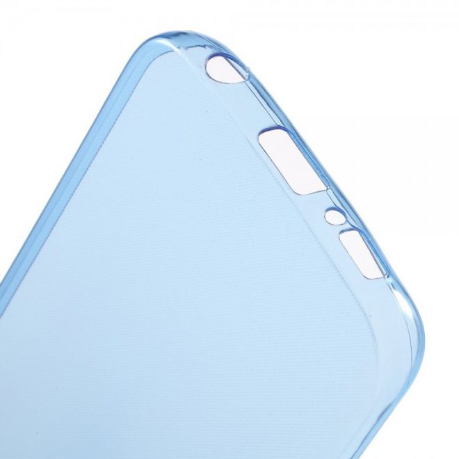 Galaxy S6 Edge Ultradünnes (0.6mm), elastisches Plastik Case - blau
