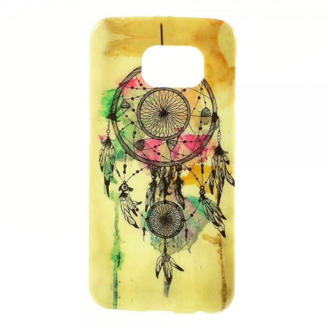 Galaxy S6 Edge Elastisches Plastik Case mit schwarzem Traumfänger