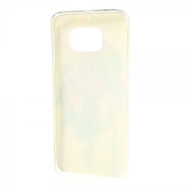 Galaxy S6 Edge Elastisches Plastik Case mit schwarzem Traumfänger