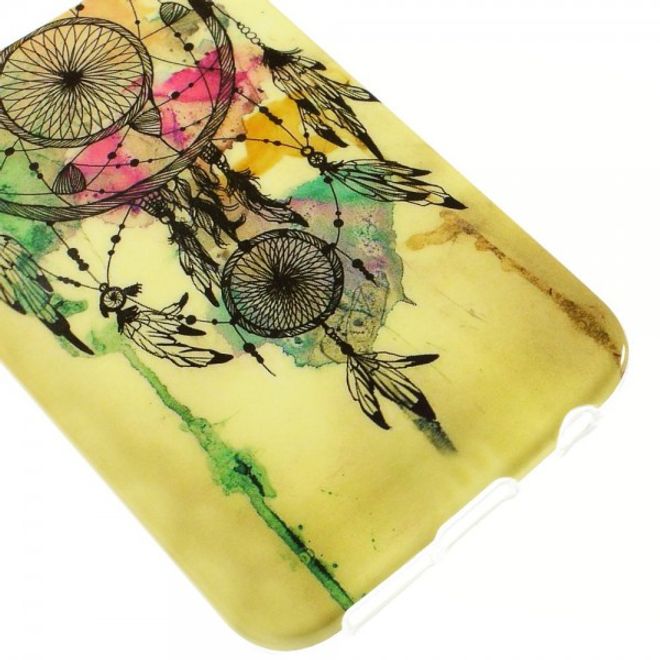 Galaxy S6 Edge Elastisches Plastik Case mit schwarzem Traumfänger