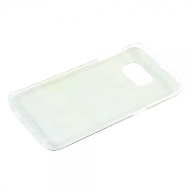 Galaxy S6 Edge Elastisches Plastik Case mit kleinen Elefanten