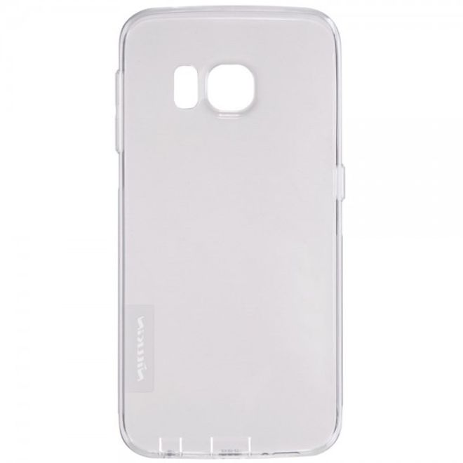 Galaxy S6 Edge Schlankes (0.6mm), elastisches Plastik Case von Nillkin - grau