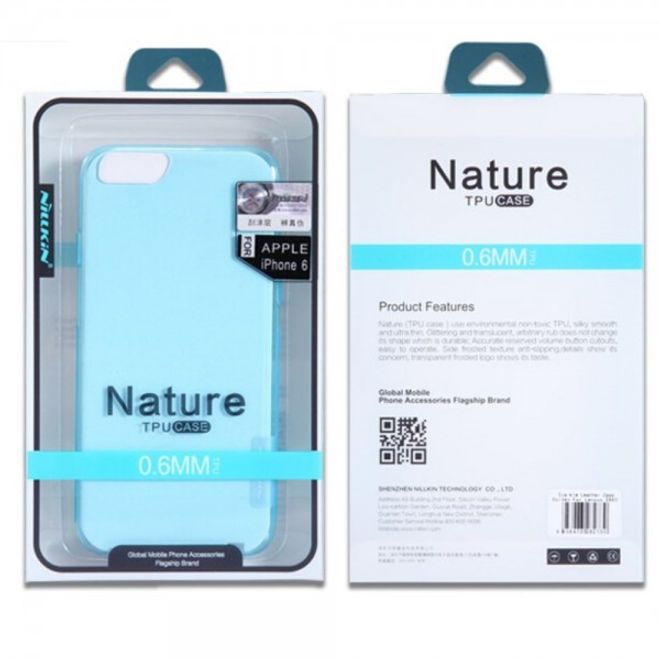 Galaxy S6 Edge Schlankes (0.6mm), elastisches Plastik Case von Nillkin - grau
