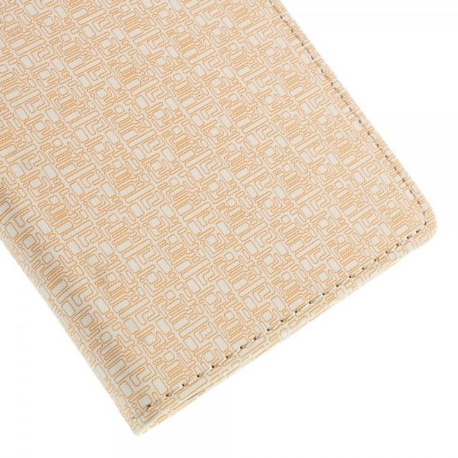 Microsoft Lumia 640 XL/640 XL Dual Leder Case mit Gittermuster - beige