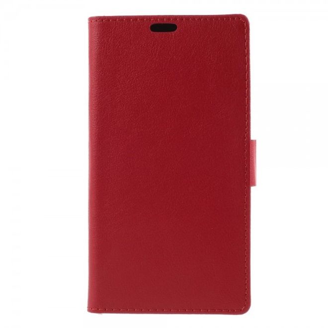 Microsoft Lumia 640 XL/640 XL Dual Leder Case mit Litchitextur - rot