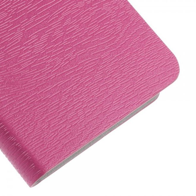 Microsoft Lumia 640 XL/640 XL Dual Leder Case mit Holzmuster - rosa