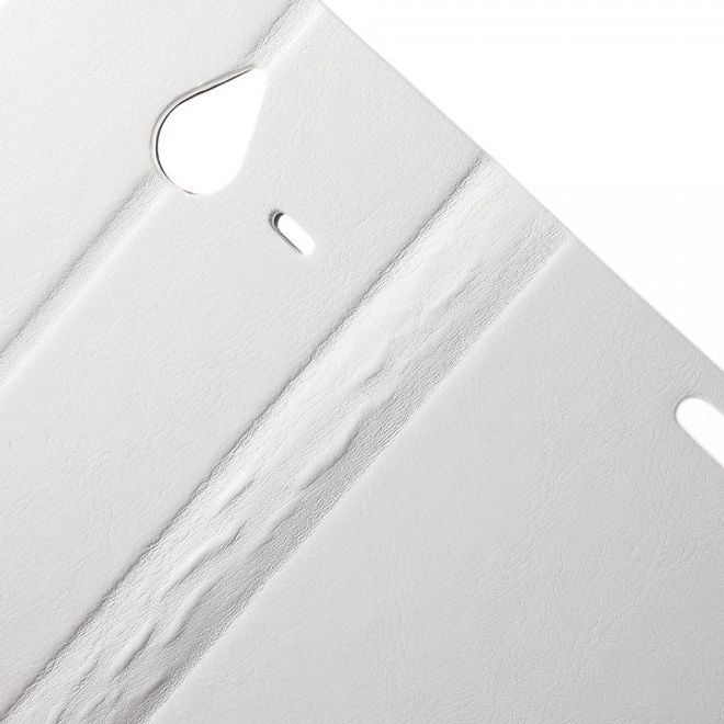 Microsoft Lumia 640 XL/640 XL Dual Crazy Horse Leder Case - weiss