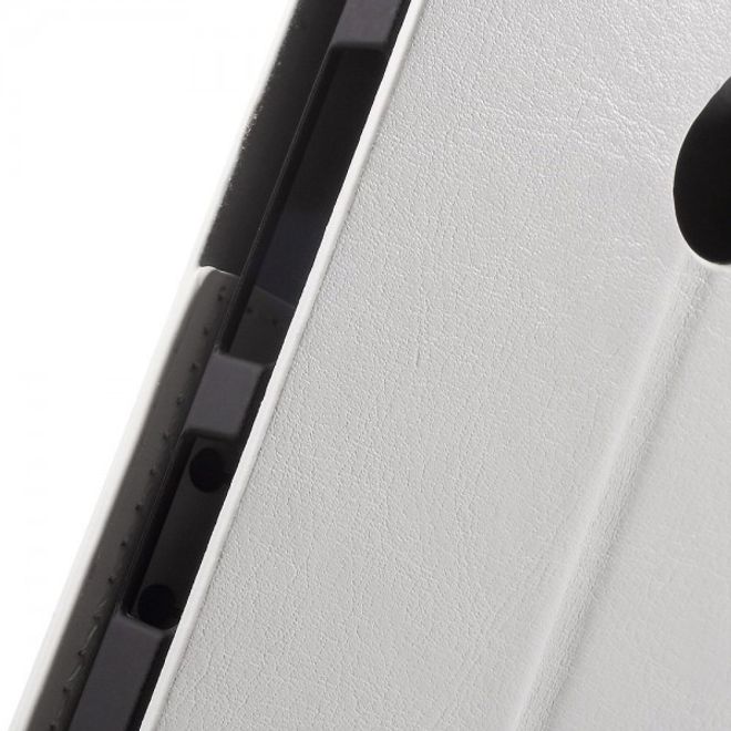 Microsoft Lumia 640 XL/640 XL Dual Crazy Horse Leder Case - weiss