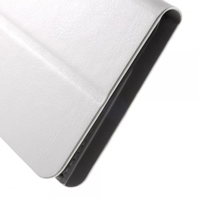 Microsoft Lumia 640 XL/640 XL Dual Crazy Horse Leder Case - weiss