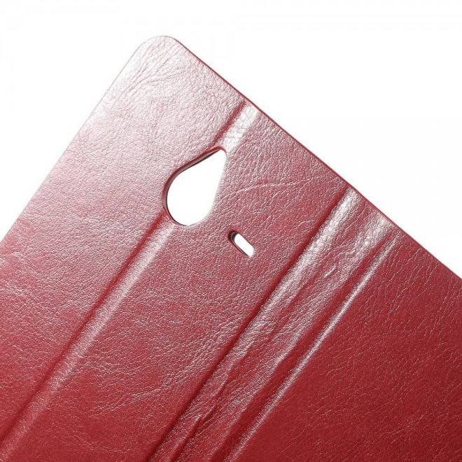 Microsoft Lumia 640 XL/640 XL Dual Crazy Horse Leder Case - rot
