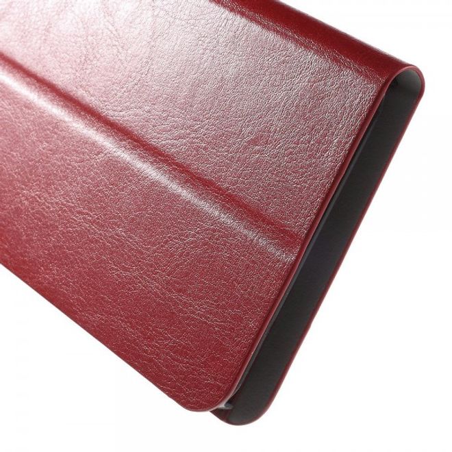 Microsoft Lumia 640 XL/640 XL Dual Crazy Horse Leder Case - rot